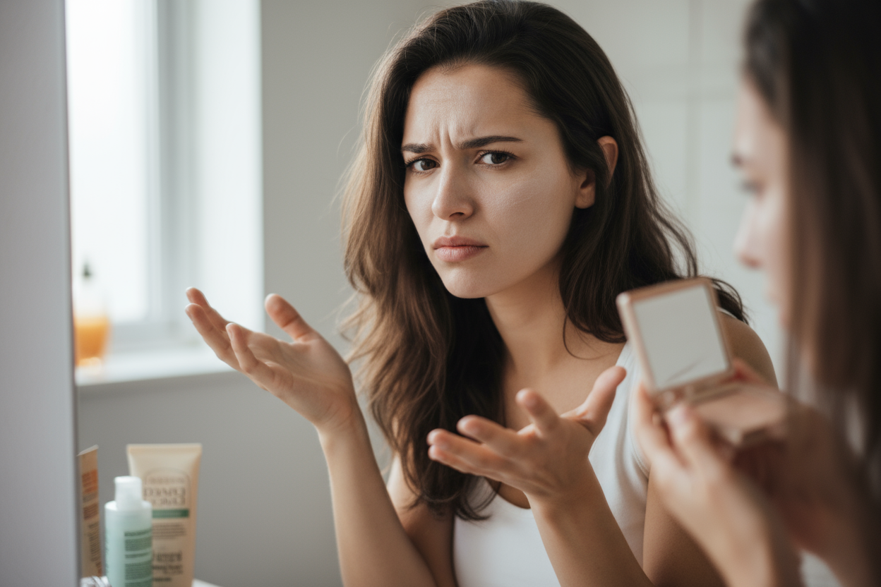 this feels more like a mask instead of white cast. white cast should be slightly less