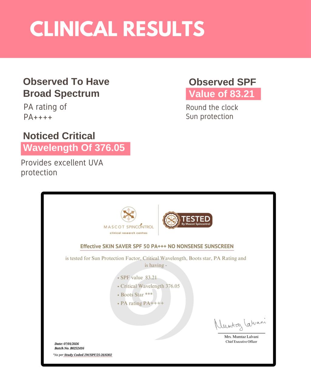 No Nonsense SPF 50 PA+++ Sunscreen
